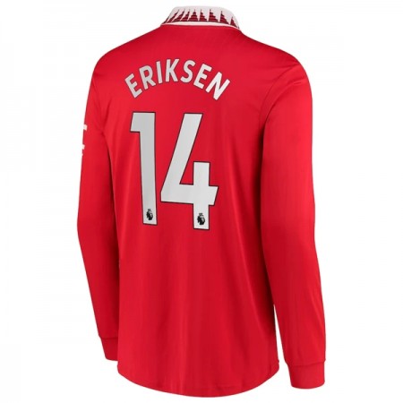 Camiseta de fútbol Manchester United Eriksen 14 1ª equipación 2022/23 Manga Larga